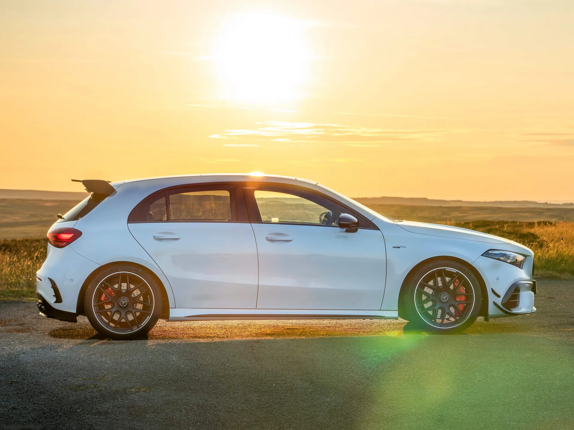 Mercedes-Benz A45 S AMG [UK] (2023) - Side Profile