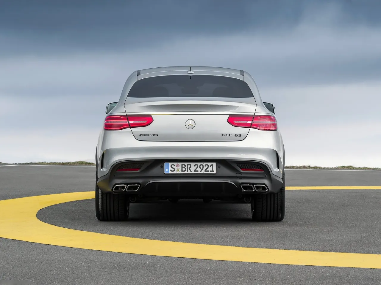 Mercedes-Benz GLE63 AMG Coupe (2016) – zezadu
