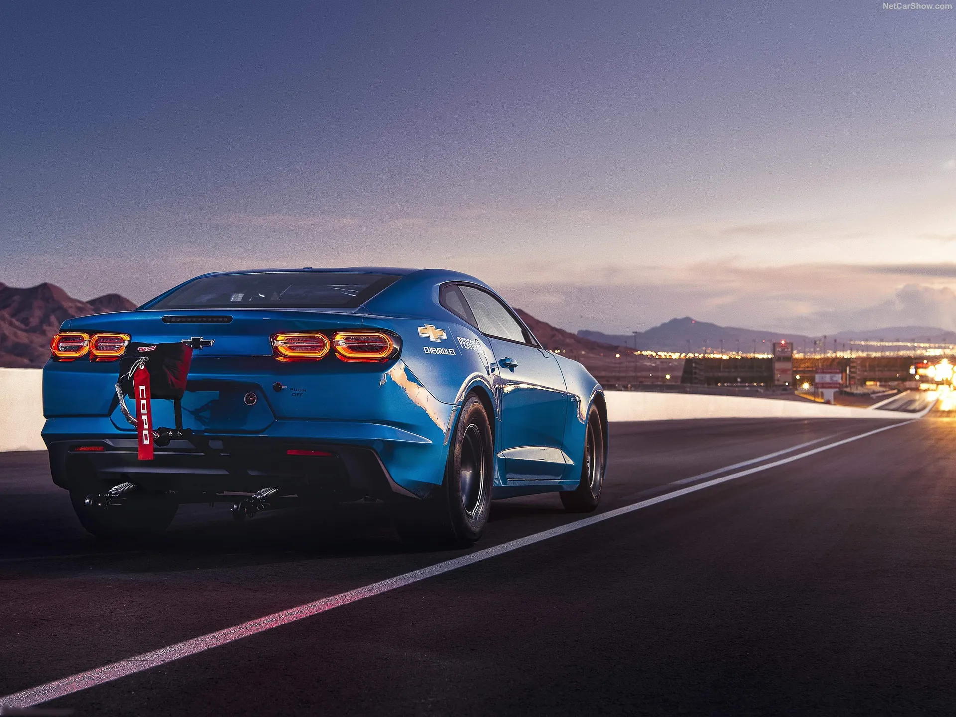 Chevrolet Camaro eCOPO Concept (2018) – zadní tříčtvrteční pohled