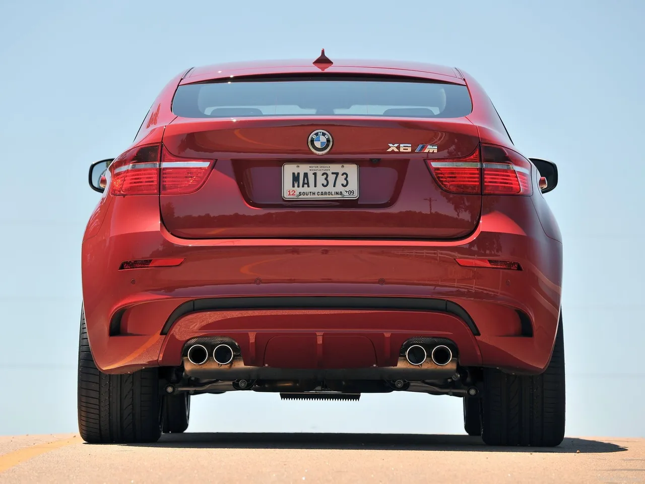 BMW X6 M (2010) – zezadu