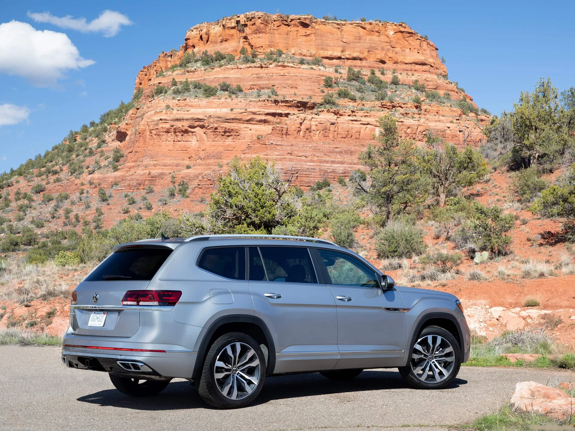 Volkswagen Atlas (2021) – zadní tříčtvrteční pohled
