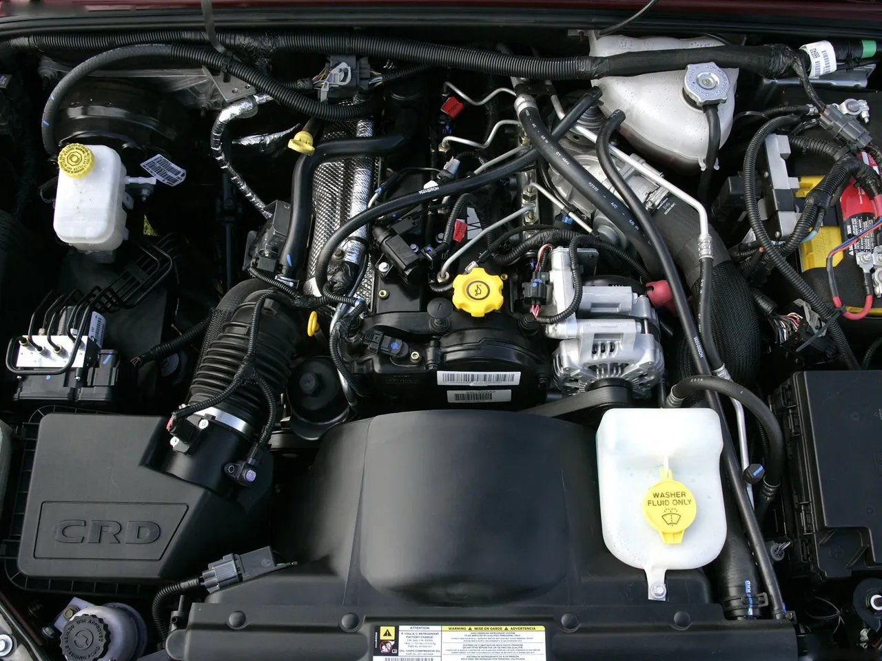 Jeep Wrangler Unlimited [UK] (2008) – motorový prostor