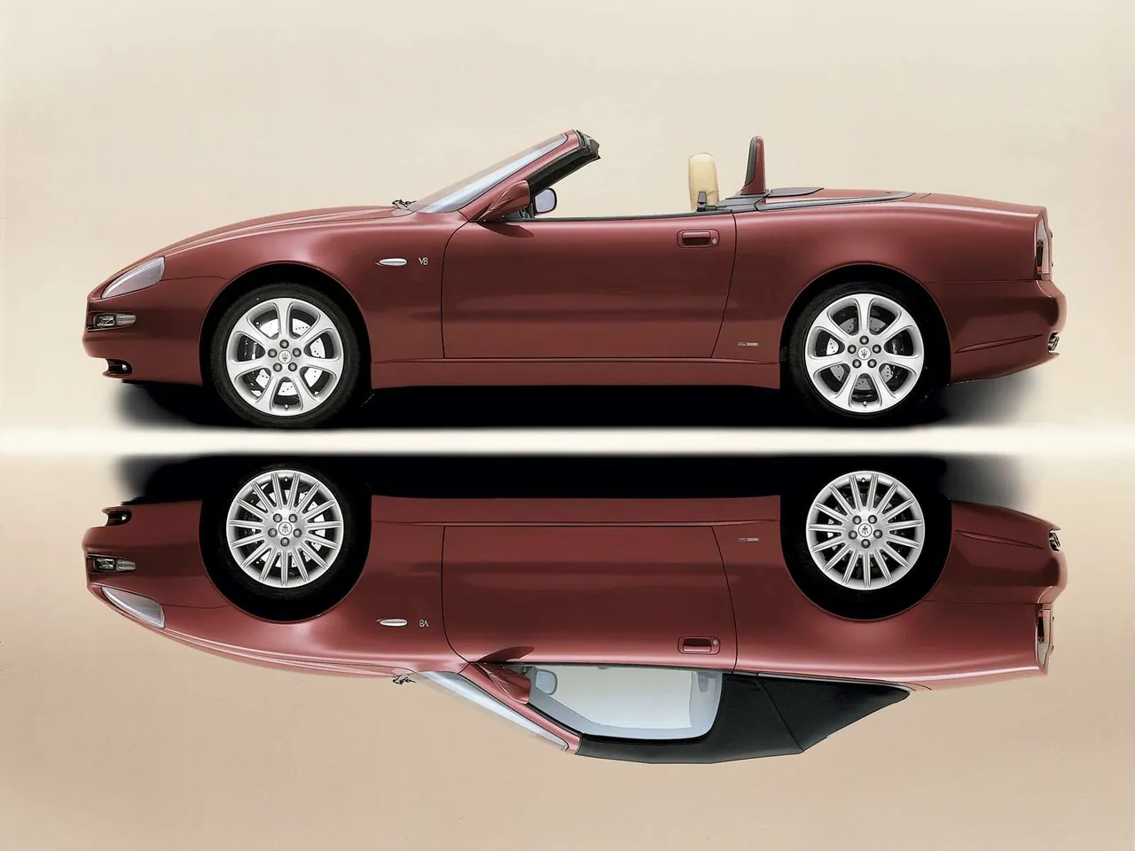 Maserati Spyder (2003) – boční profil