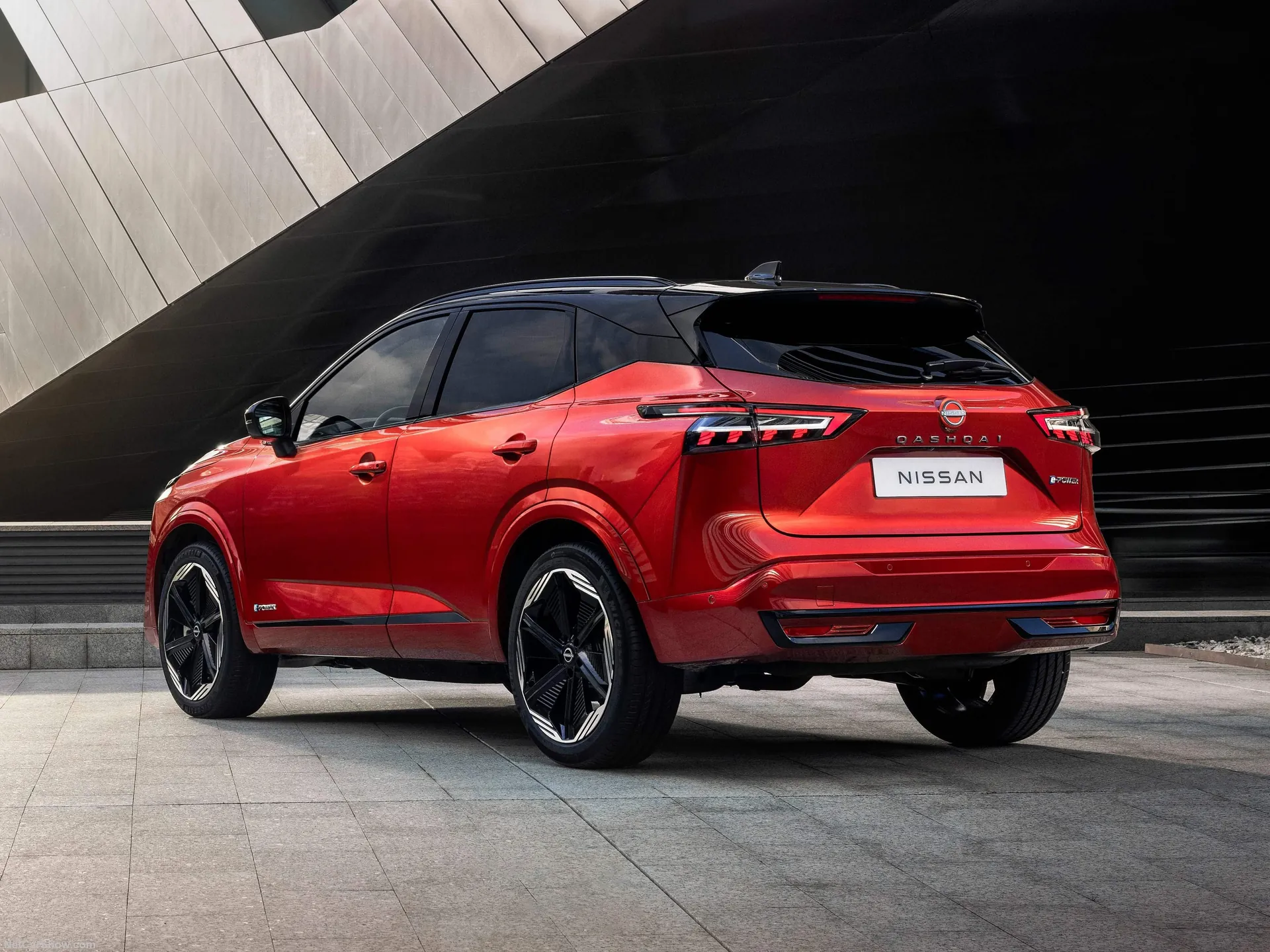Nissan Qashqai (2025) – zadní tříčtvrteční pohled
