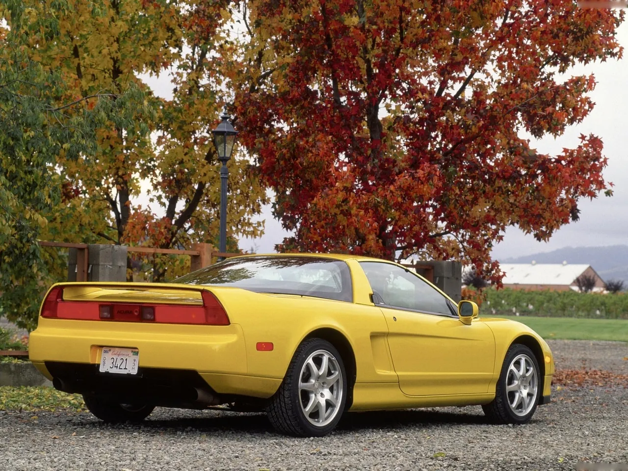 Acura NSX-T (2001) – zadní tříčtvrteční pohled