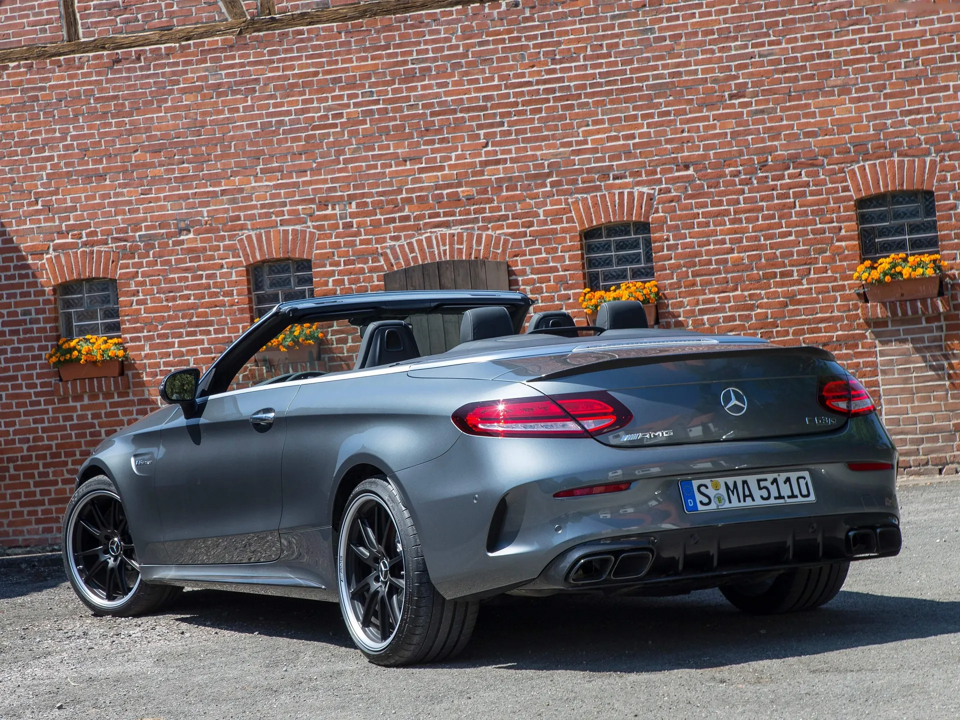 Mercedes-Benz C63 S AMG Cabriolet (2019) - Rear Three-Quarter