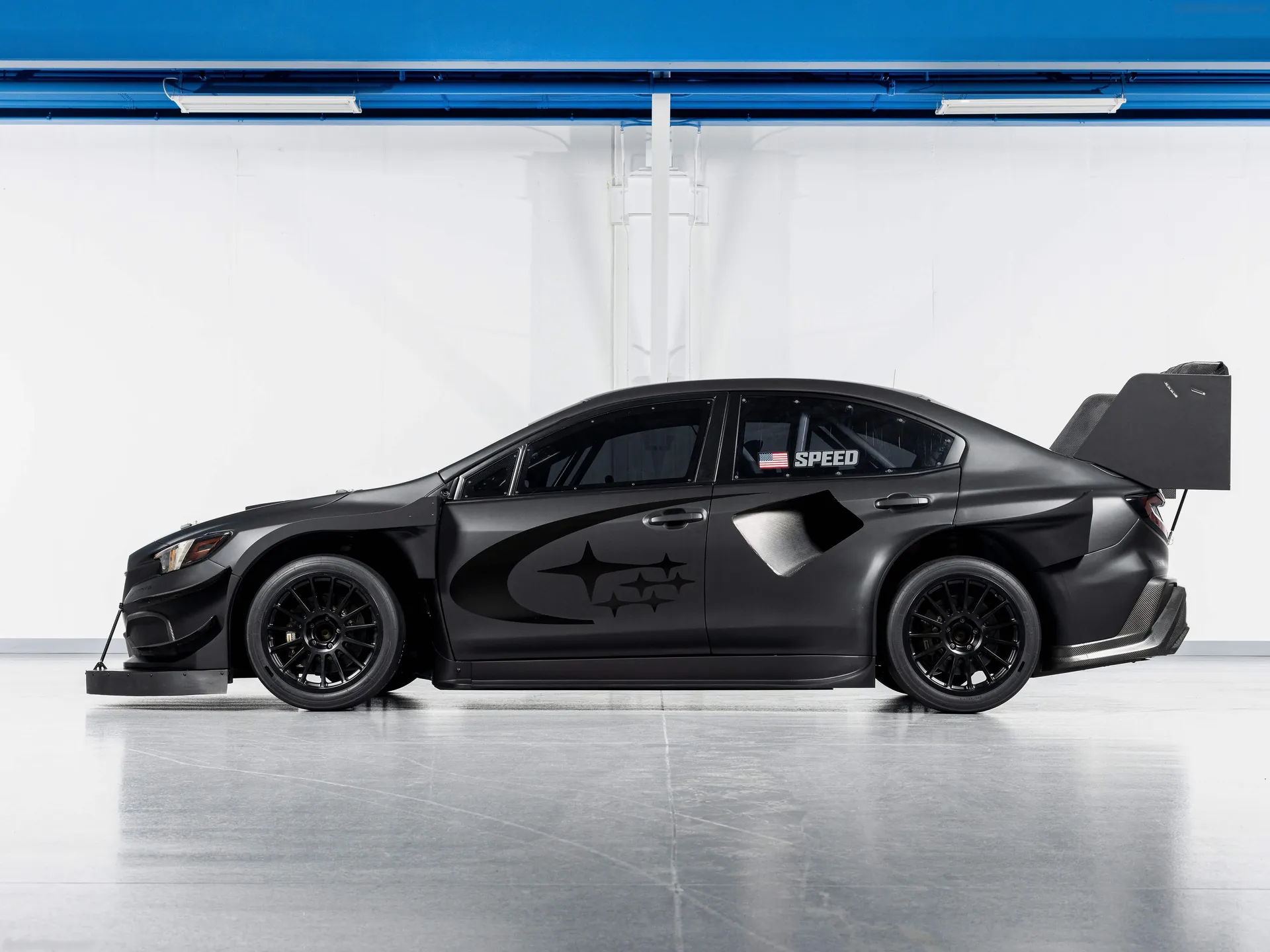Subaru WRX Project Midnight Concept (2024) – boční profil