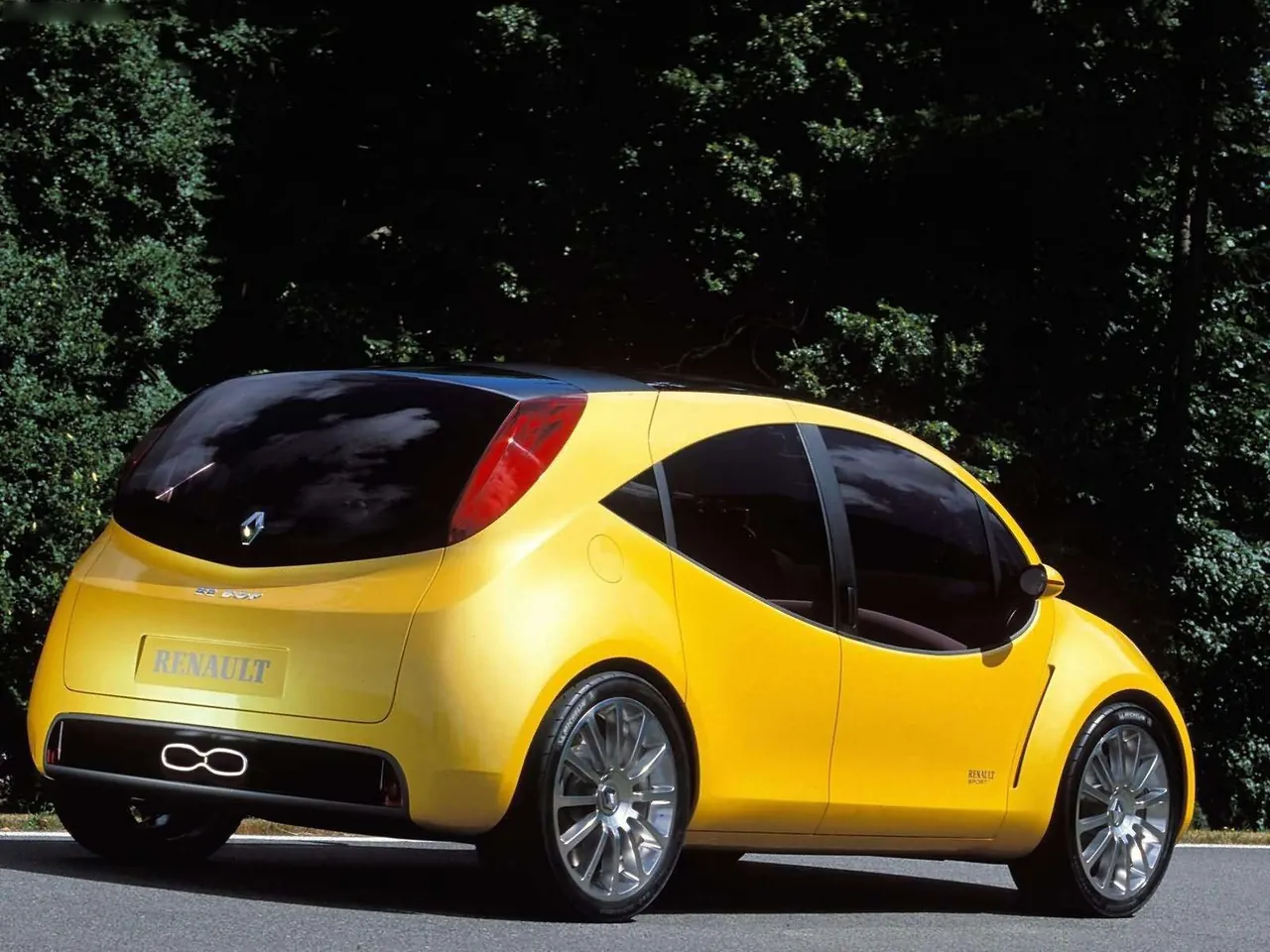 Renault Be Bop Renault Sport Concept (2003) – zadní tříčtvrteční pohled