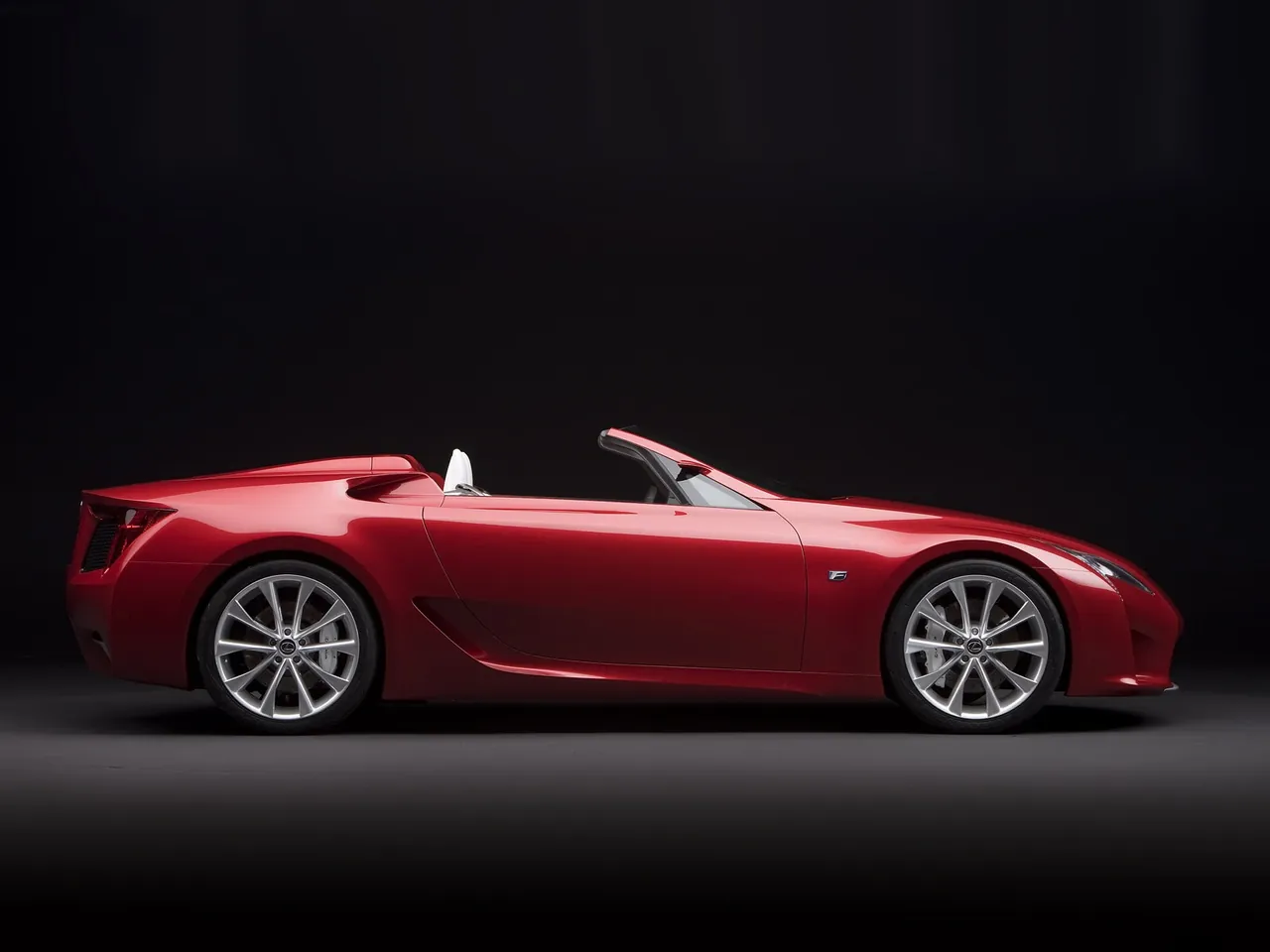 Lexus LF-A Roadster Concept (2008) – boční profil