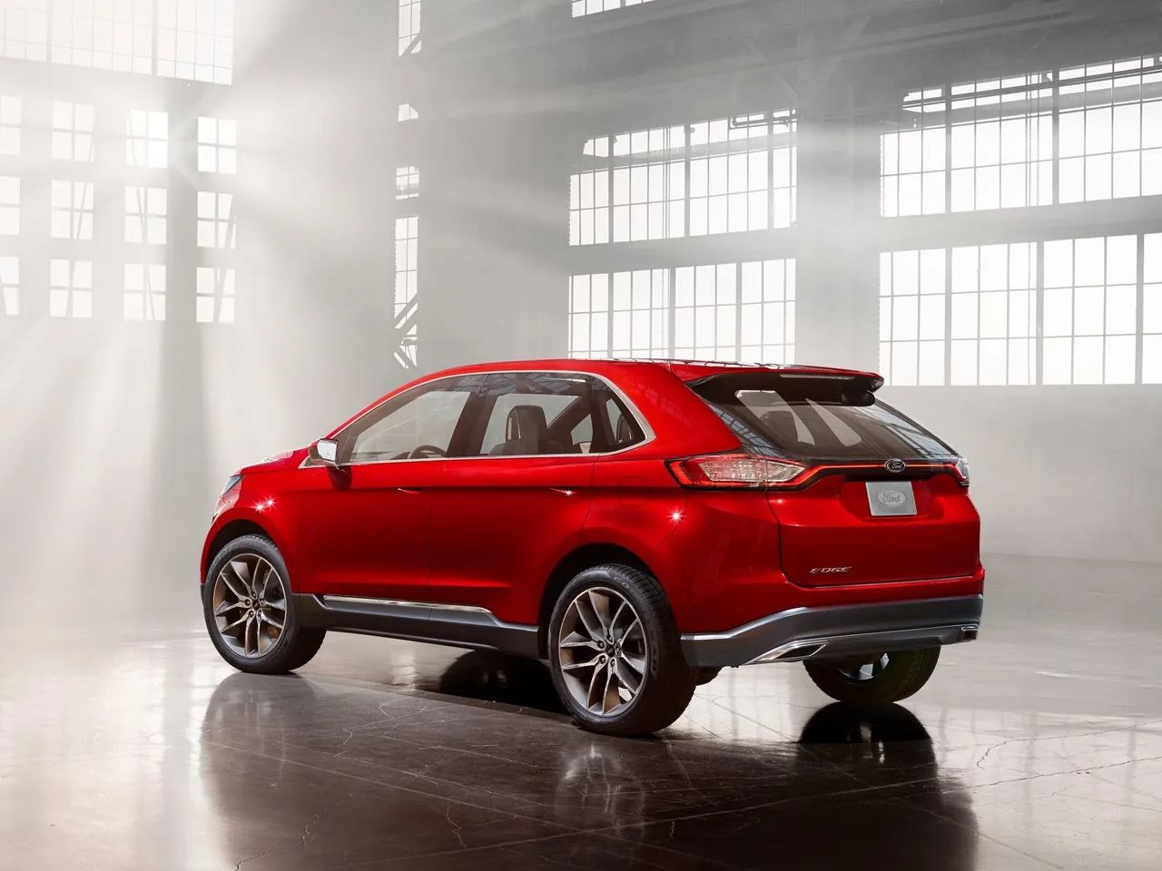 Ford Edge Concept (2013) – zadní tříčtvrteční pohled