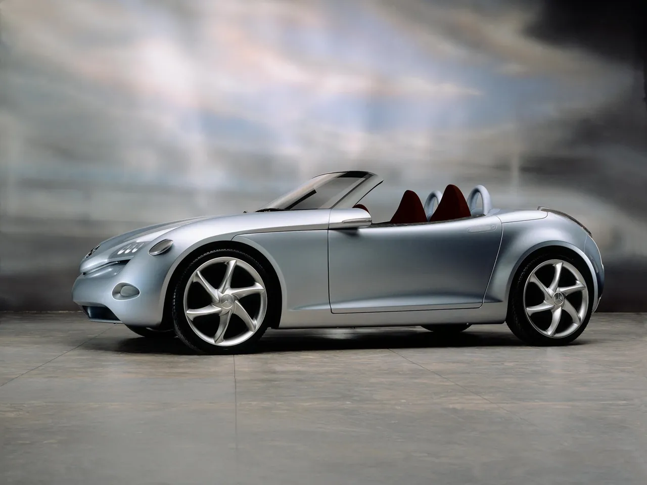 Mercedes-Benz Vision SLA Concept (2000) - Side Profile