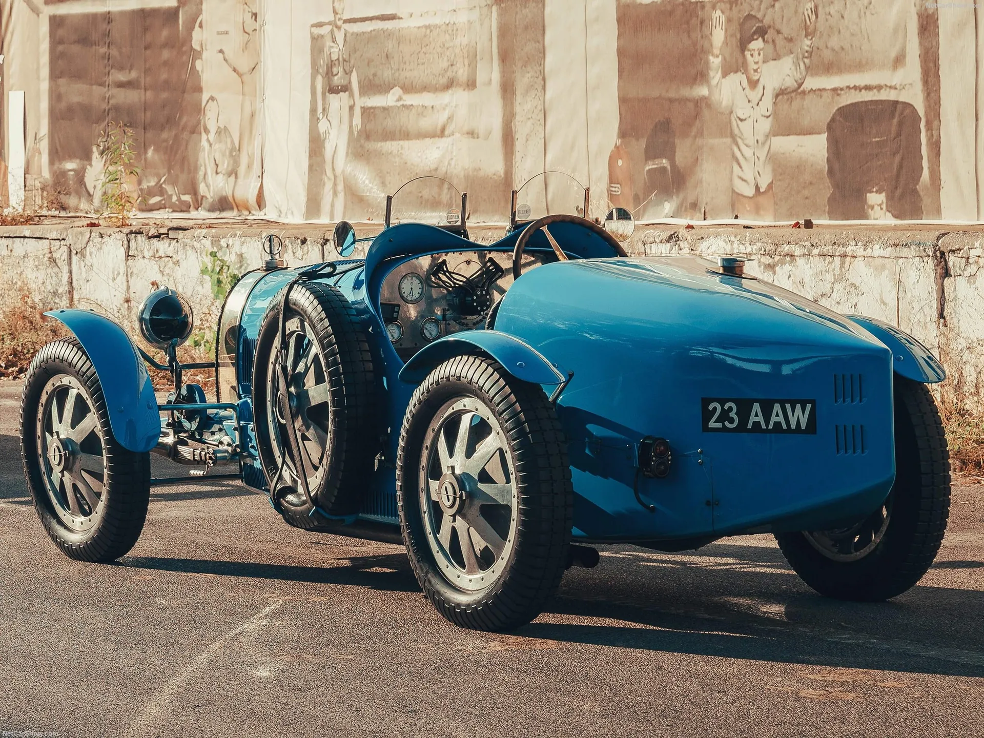 Bugatti Type 35 (1928) – zadní tříčtvrteční pohled