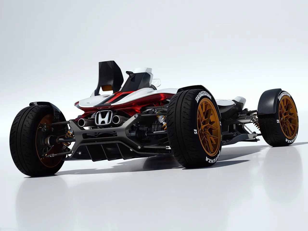 Honda Project 2and4 Concept (2015) – zadní tříčtvrteční pohled