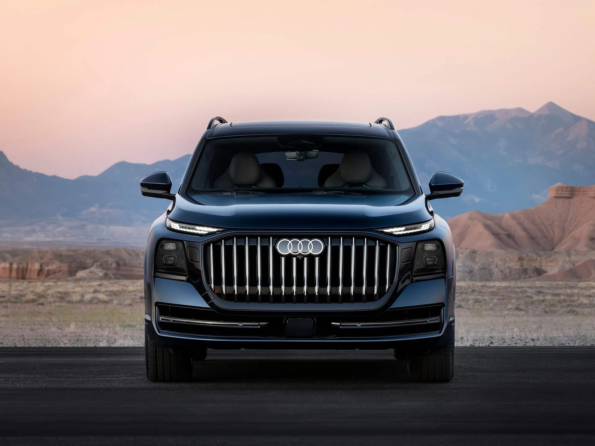 Audi Q9 (2027) – zepředu
