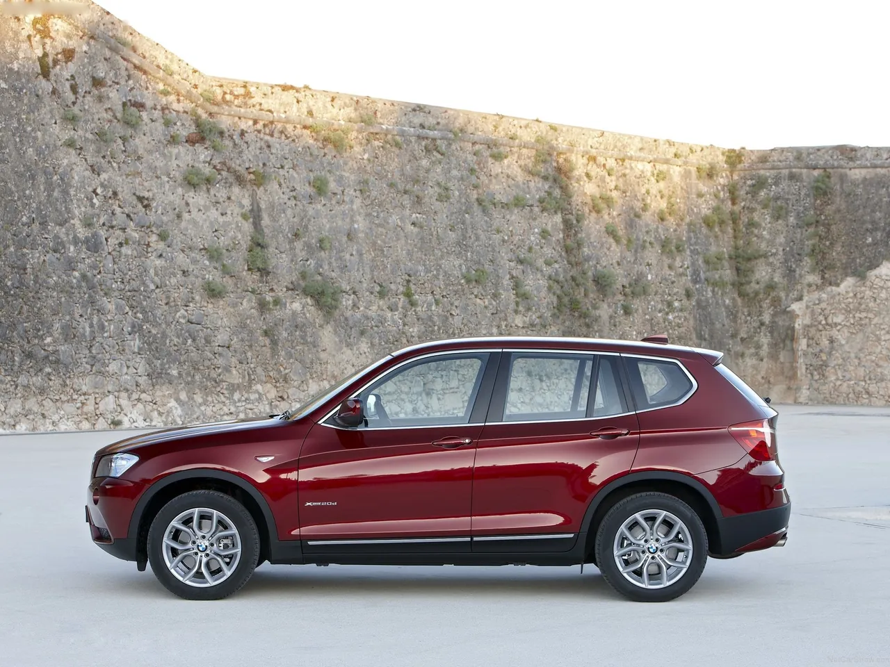 BMW X3 (2011) – boční profil