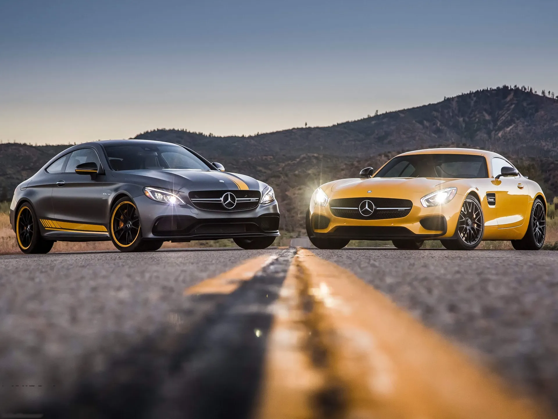 Mercedes-Benz C63 AMG Coupe Edition 1 (2017) - Group Shot