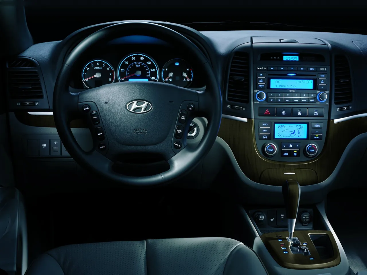 Hyundai Santa Fe (2007) – interiér