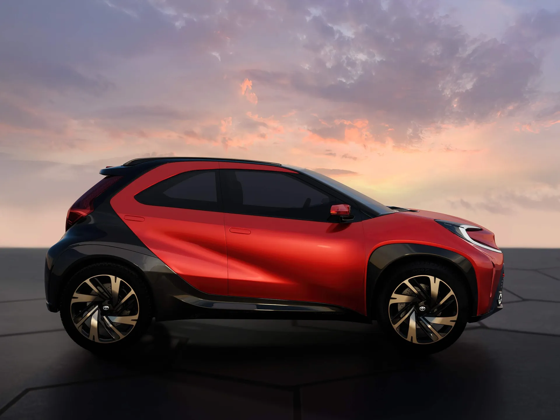 Toyota Aygo X Prologue Concept (2021) – boční profil