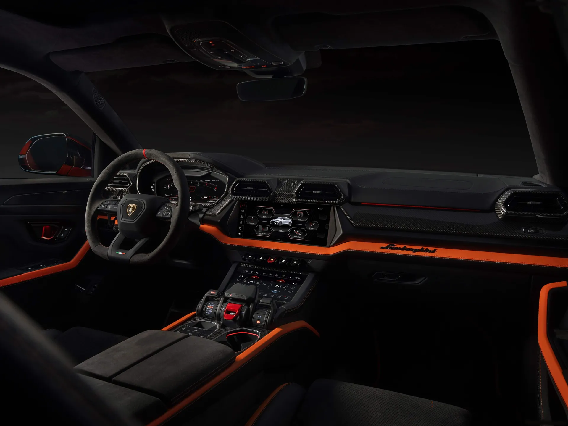 Lamborghini Urus SE (2025) – interiér