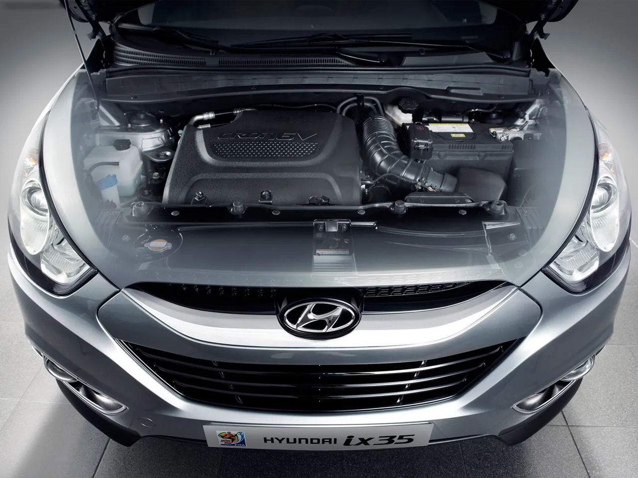 Hyundai ix35 (2011) – motorový prostor