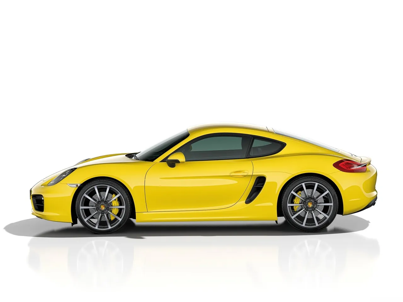 Porsche Cayman (2014) – boční profil