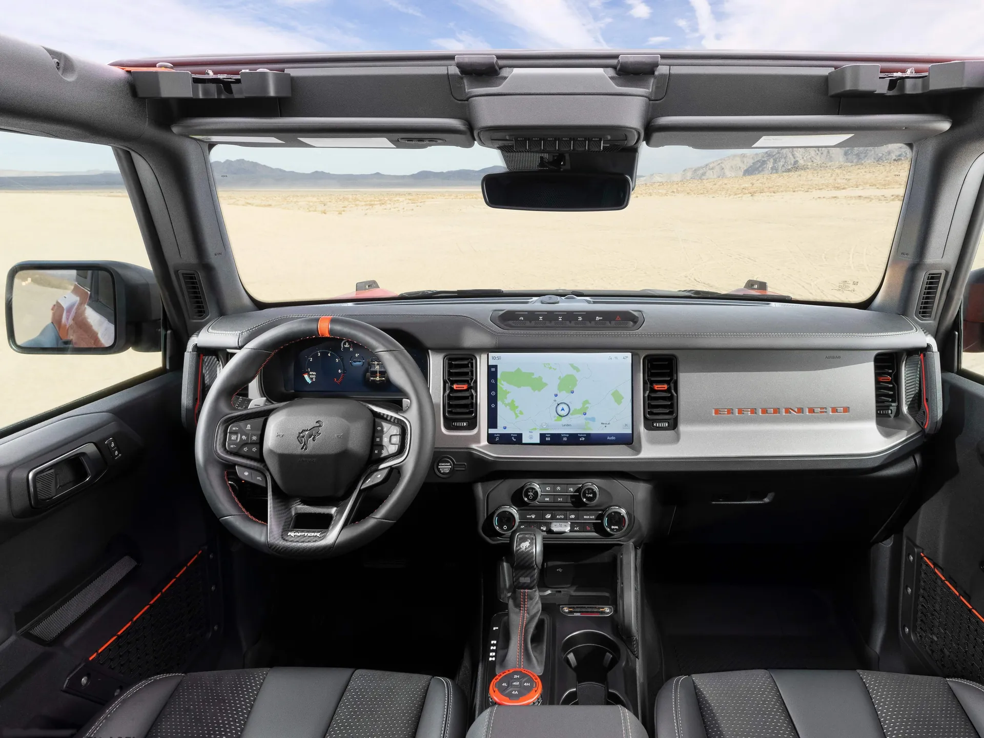 Ford Bronco Raptor (2022) – interiér