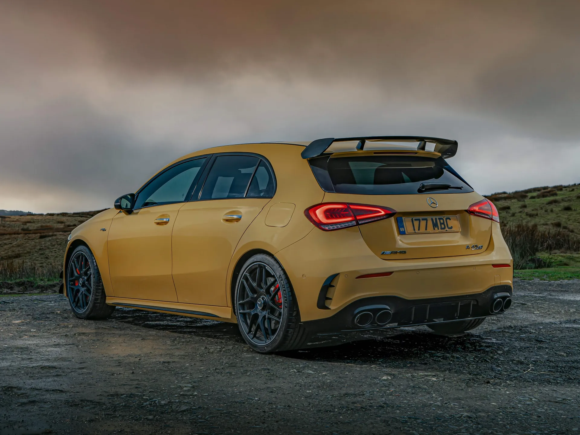 Mercedes-Benz A45 S AMG [UK] (2020) - Rear Three-Quarter
