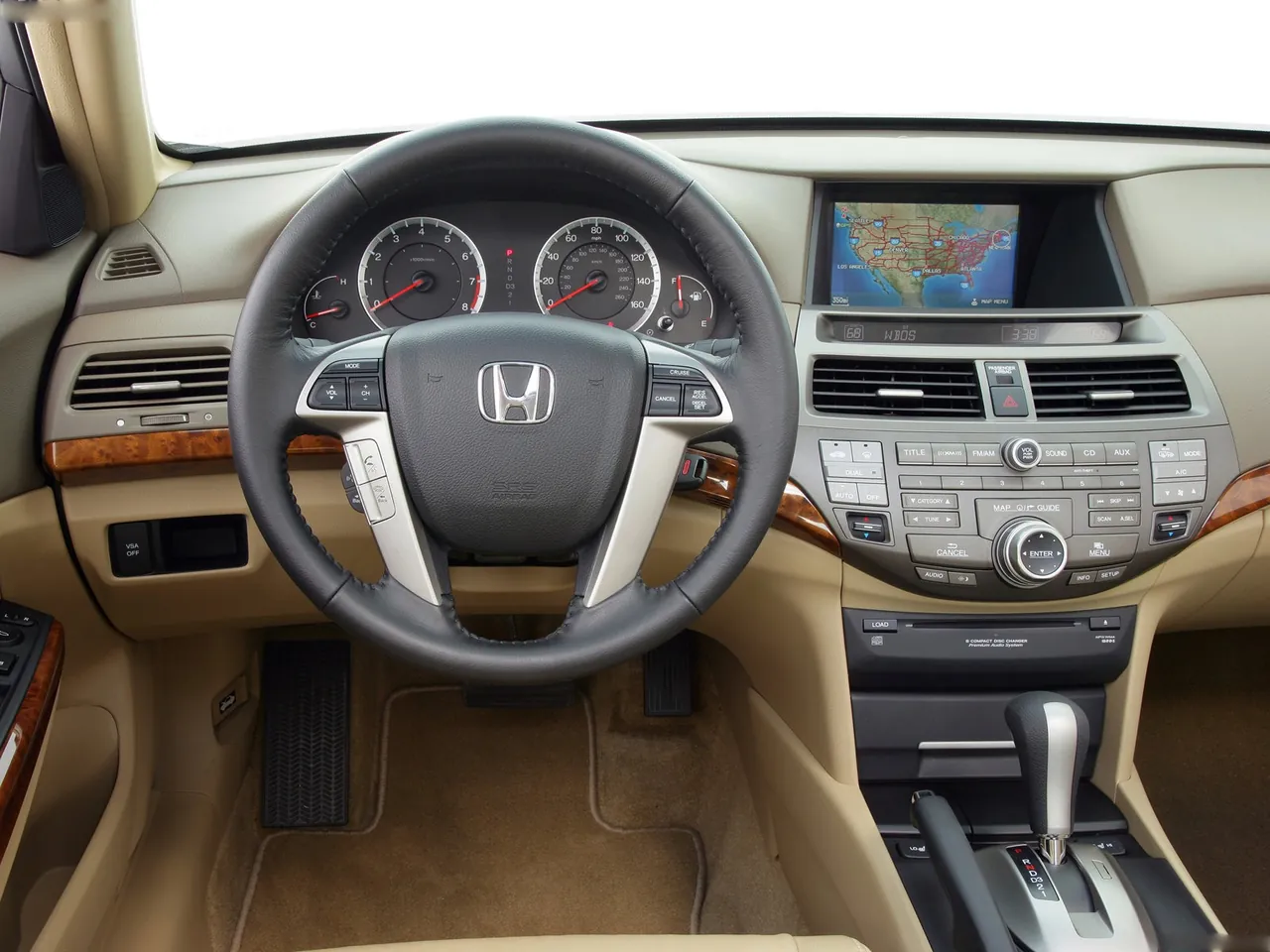Honda Accord EX-L V6 Sedan (2008) – interiér