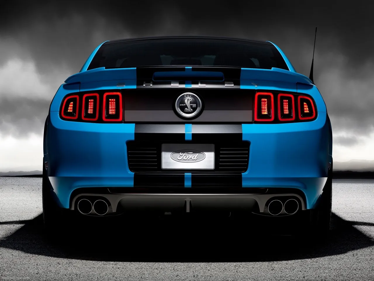 Ford Mustang Shelby GT500 (2013) – zezadu