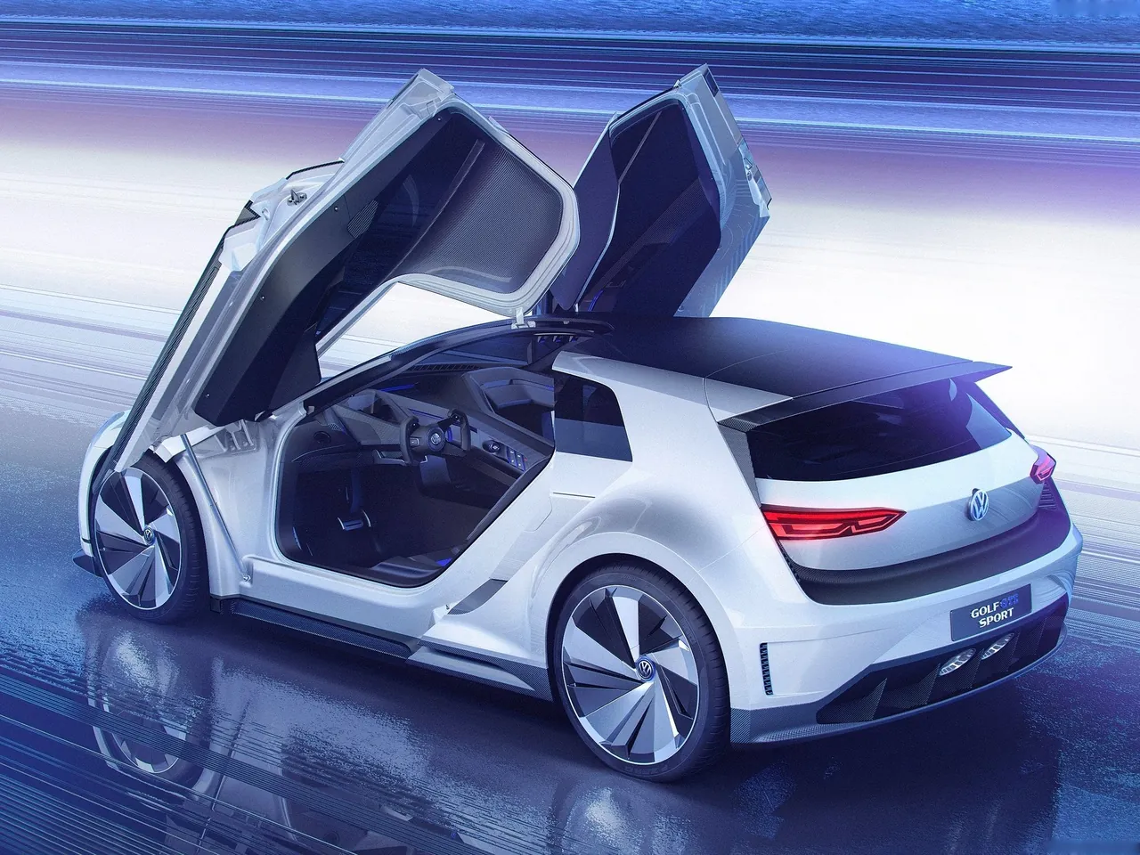 Volkswagen Golf GTE Sport Concept (2015) - Rear Three-Quarter