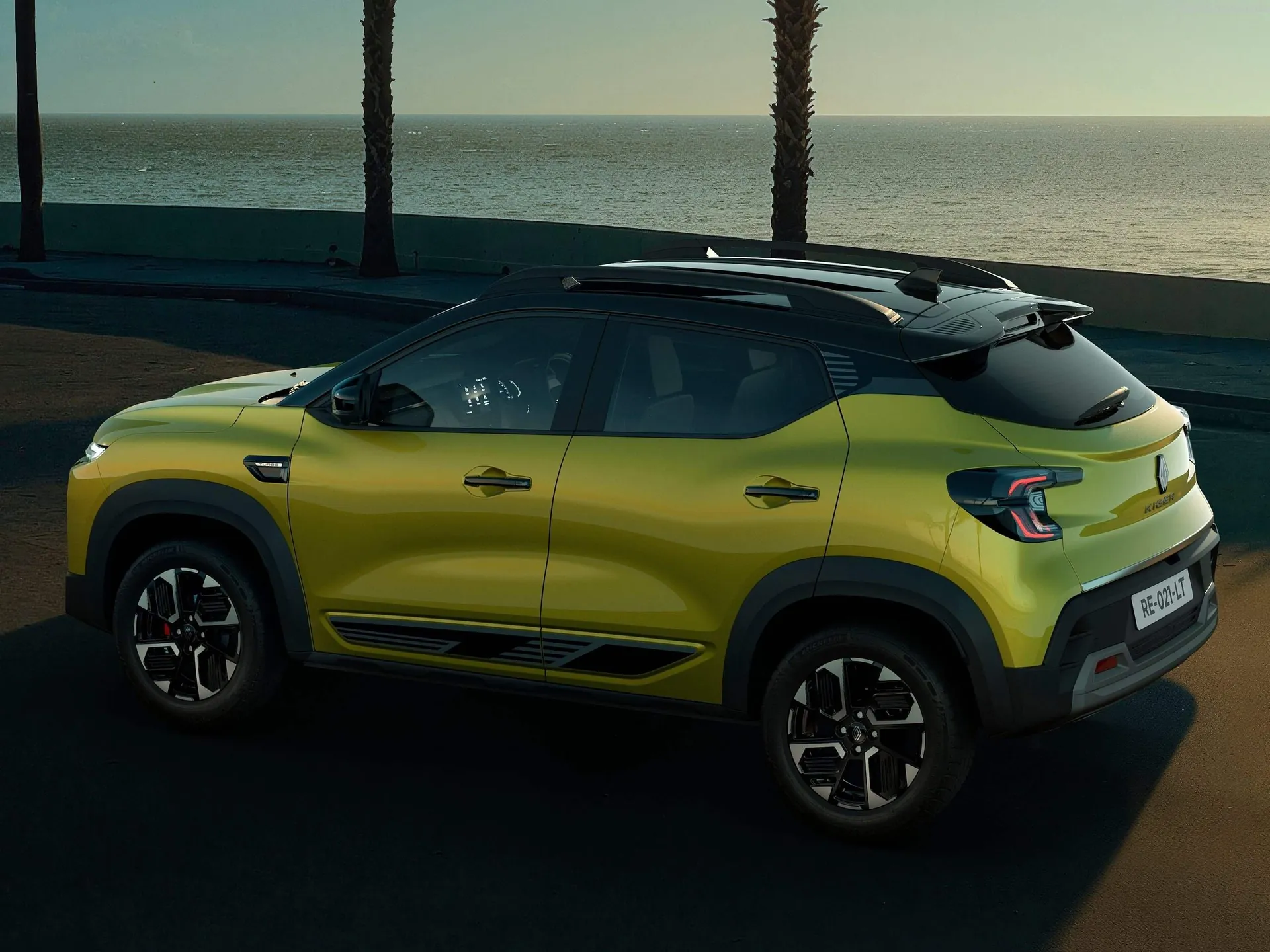 Renault Kiger (2026) – zadní tříčtvrteční pohled