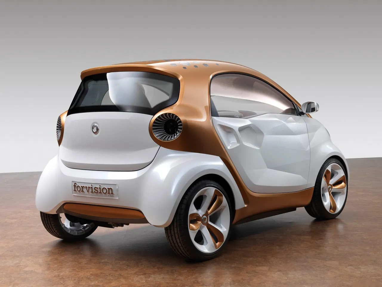 Smart forvision Concept (2011) – zadní tříčtvrteční pohled