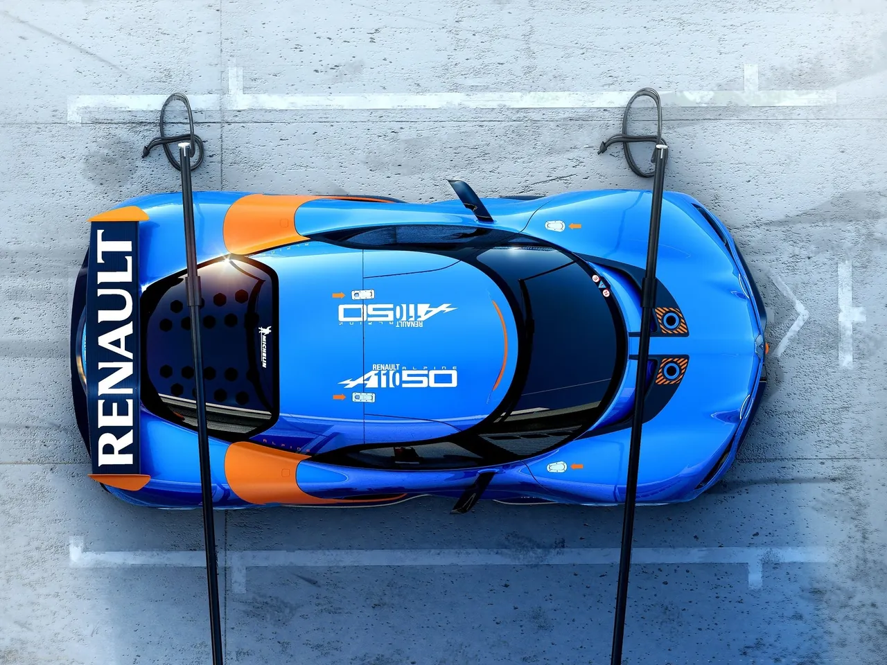 Renault Alpine A 110-50 Concept (2012) – pohled shora