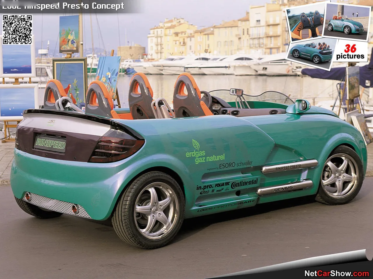 Rinspeed Presto Concept (2002) – zadní tříčtvrteční pohled