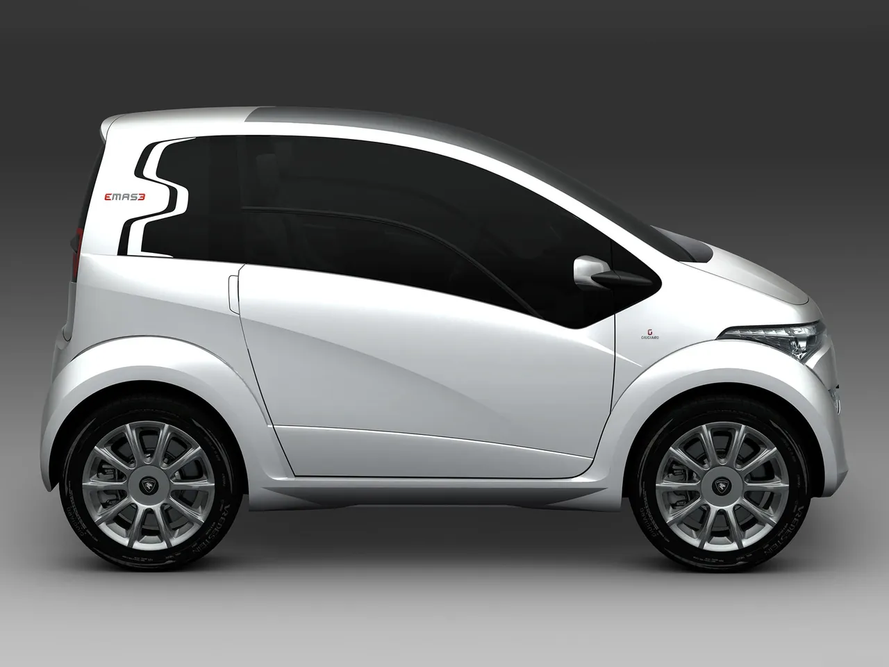 Italdesign Emas3 Concept (2010) – boční profil