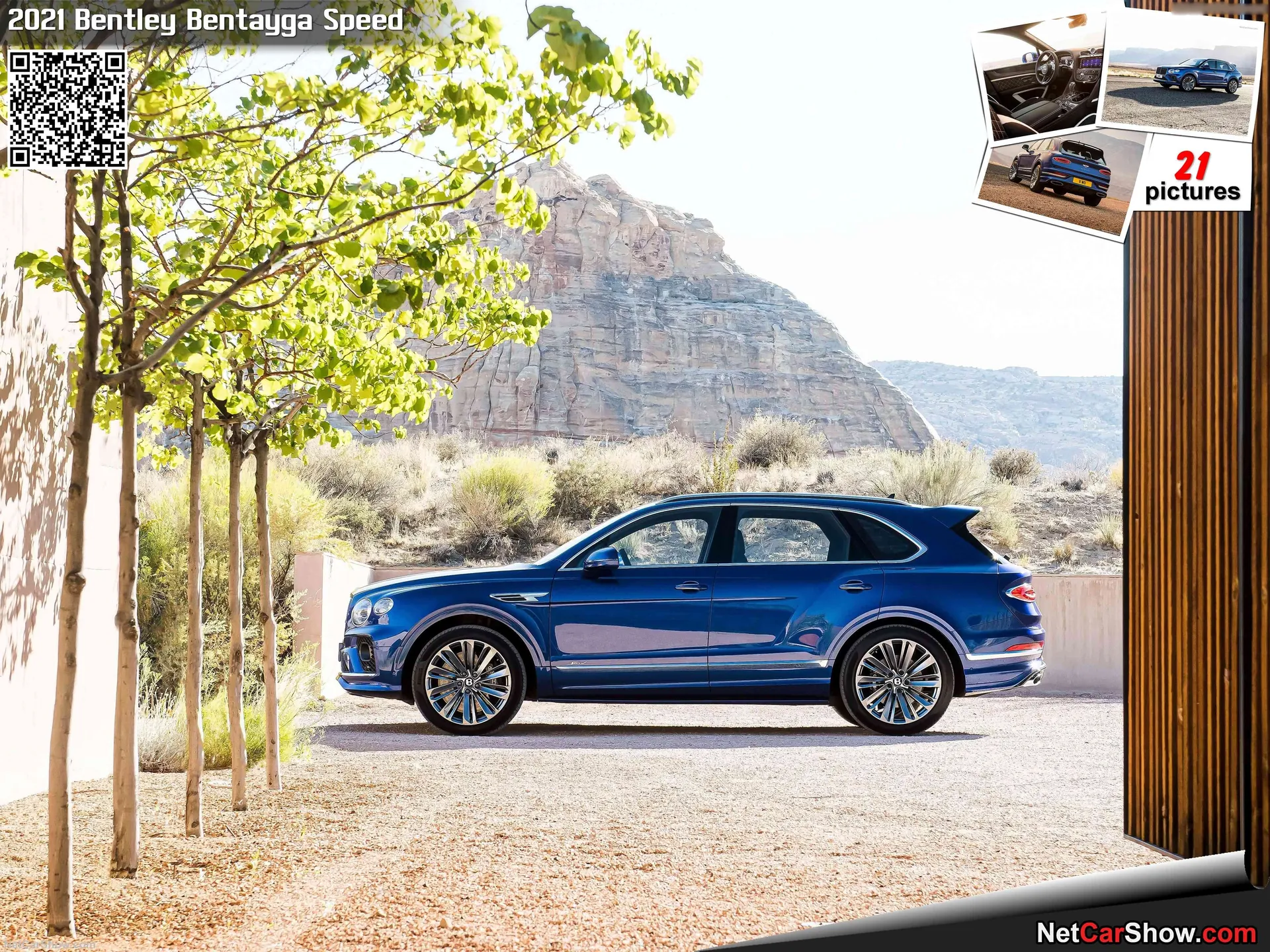Bentley Bentayga Speed (2021) – boční profil