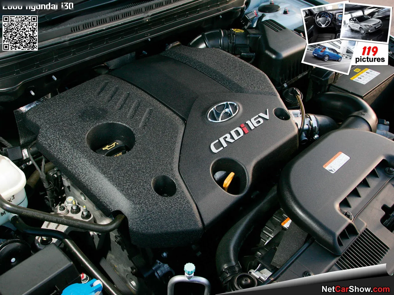 Hyundai i30 (2008) – motorový prostor