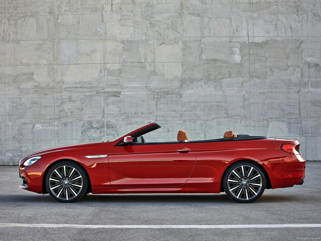 BMW 6-Series Convertible (2015) – boční profil