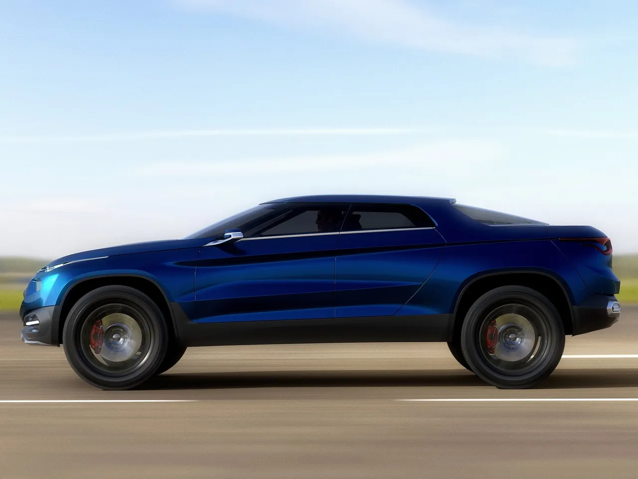 Fiat FCC4 Concept (2014) – boční profil