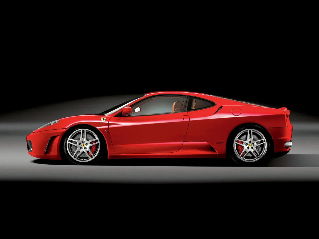 Ferrari F430 (2005) – boční profil