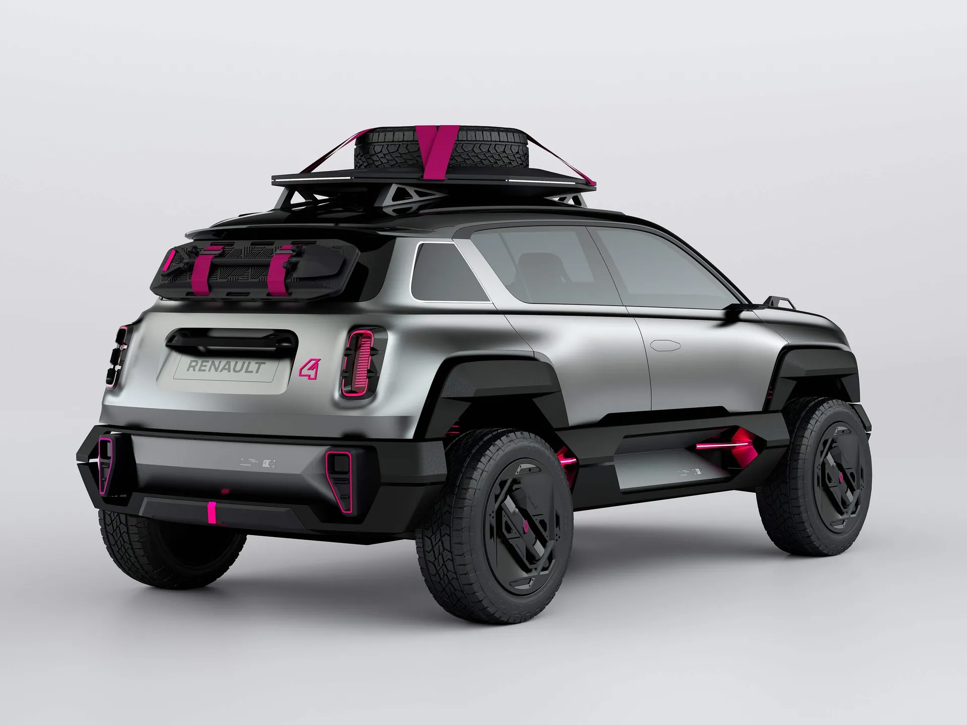 Renault 4Ever Trophy Concept (2022) – zadní tříčtvrteční pohled