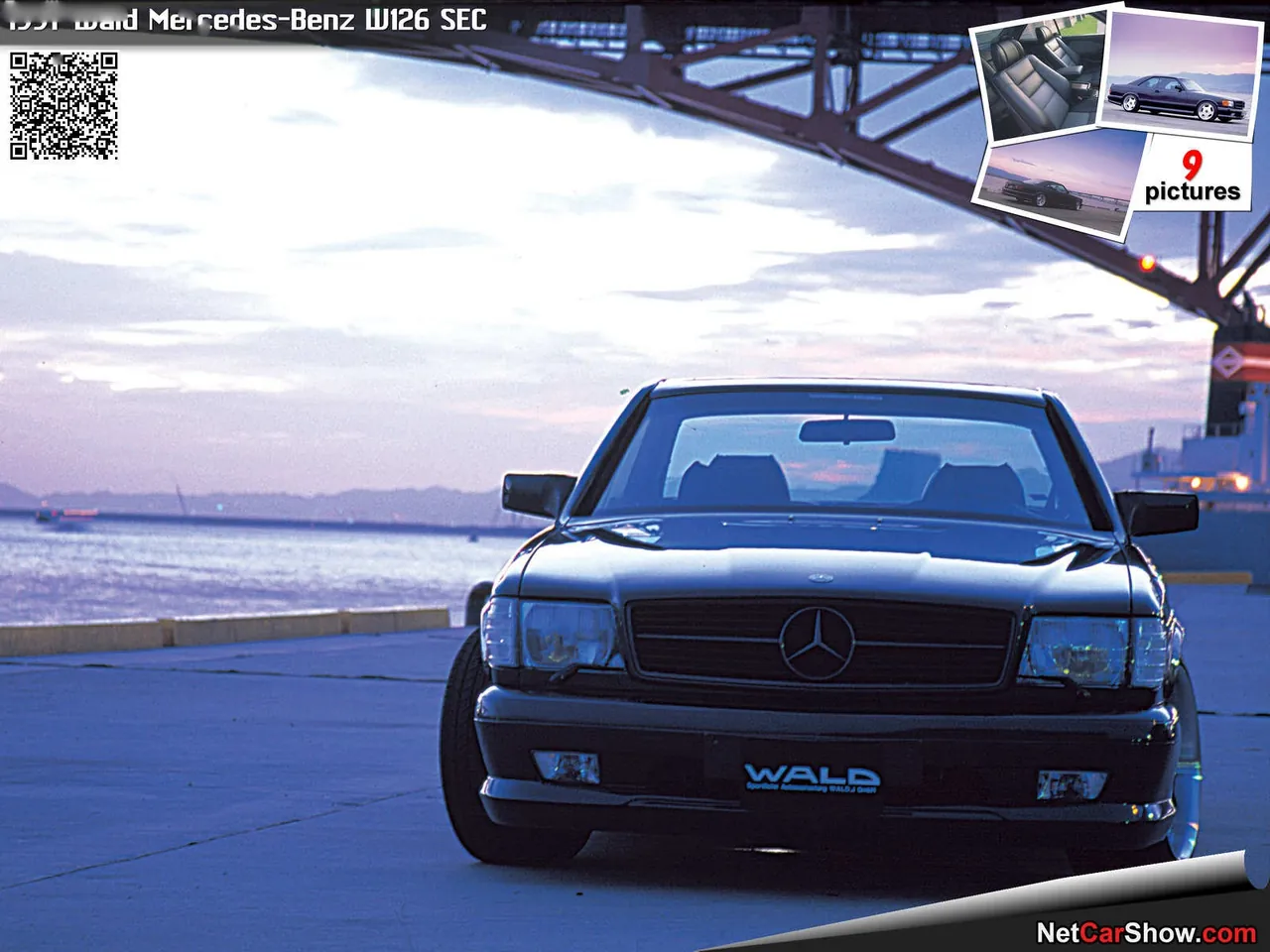 Wald Mercedes-Benz W126 SEC (1997) – zepředu