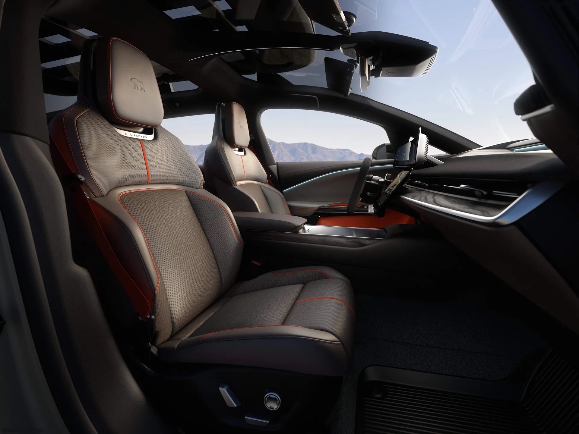 Lucid Gravity X Concept (2025) – interiér