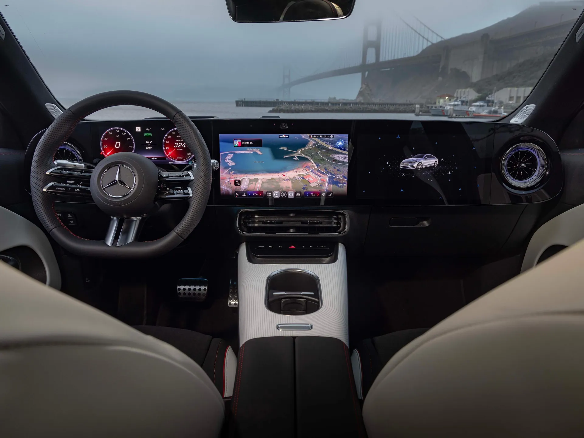 Mercedes-Benz CLA EV [US] (2026) – interiér