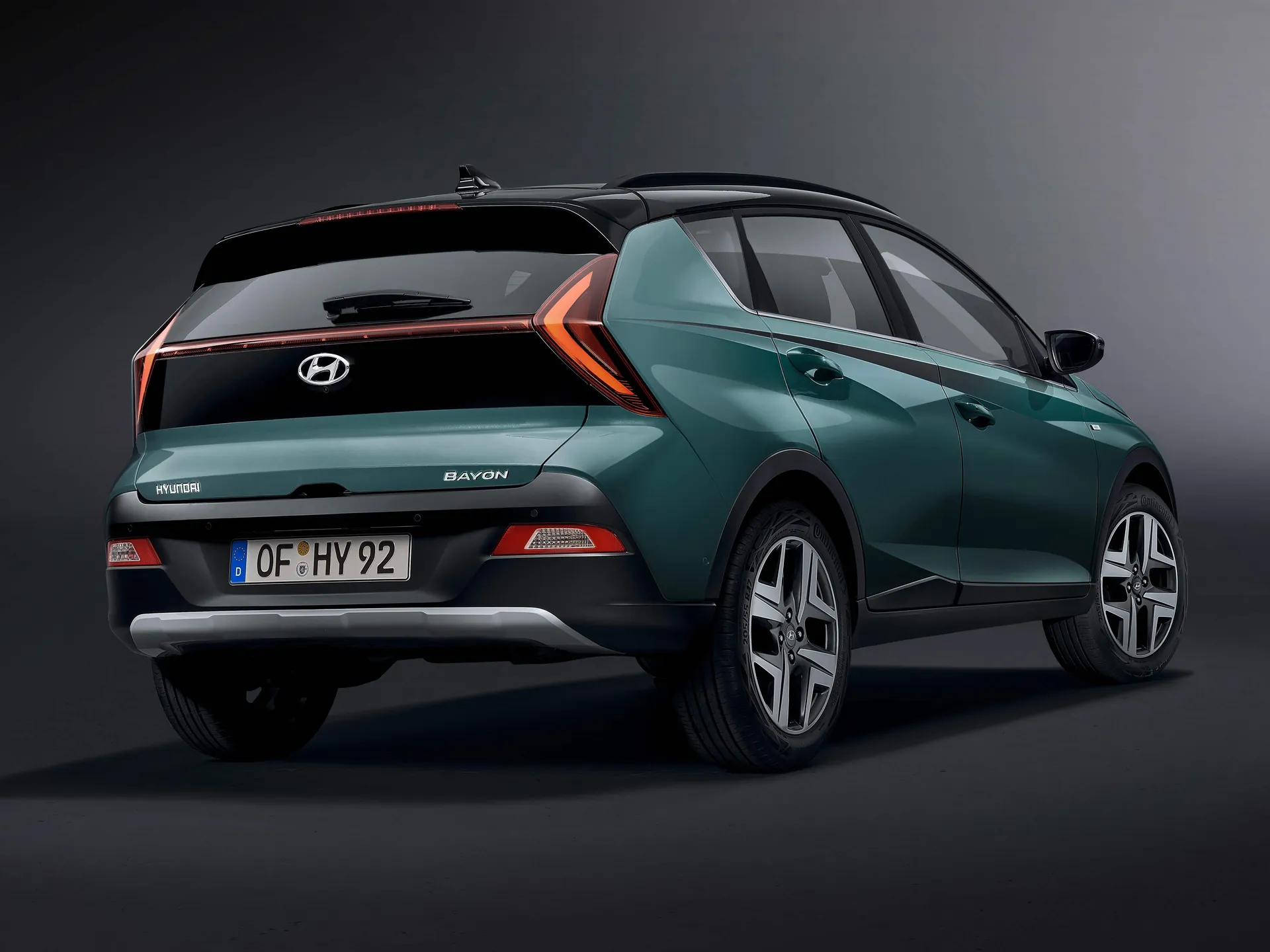 Hyundai Bayon (2022) – zadní tříčtvrteční pohled