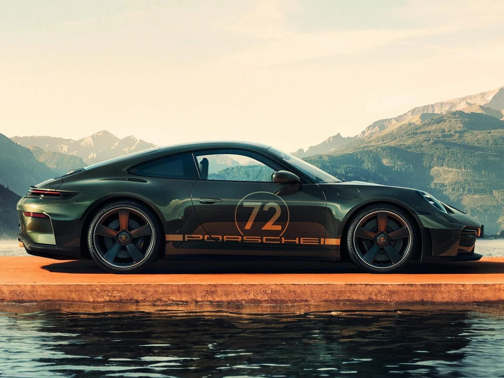 Porsche 911 GT3 90 FA Porsche (2026) – boční profil