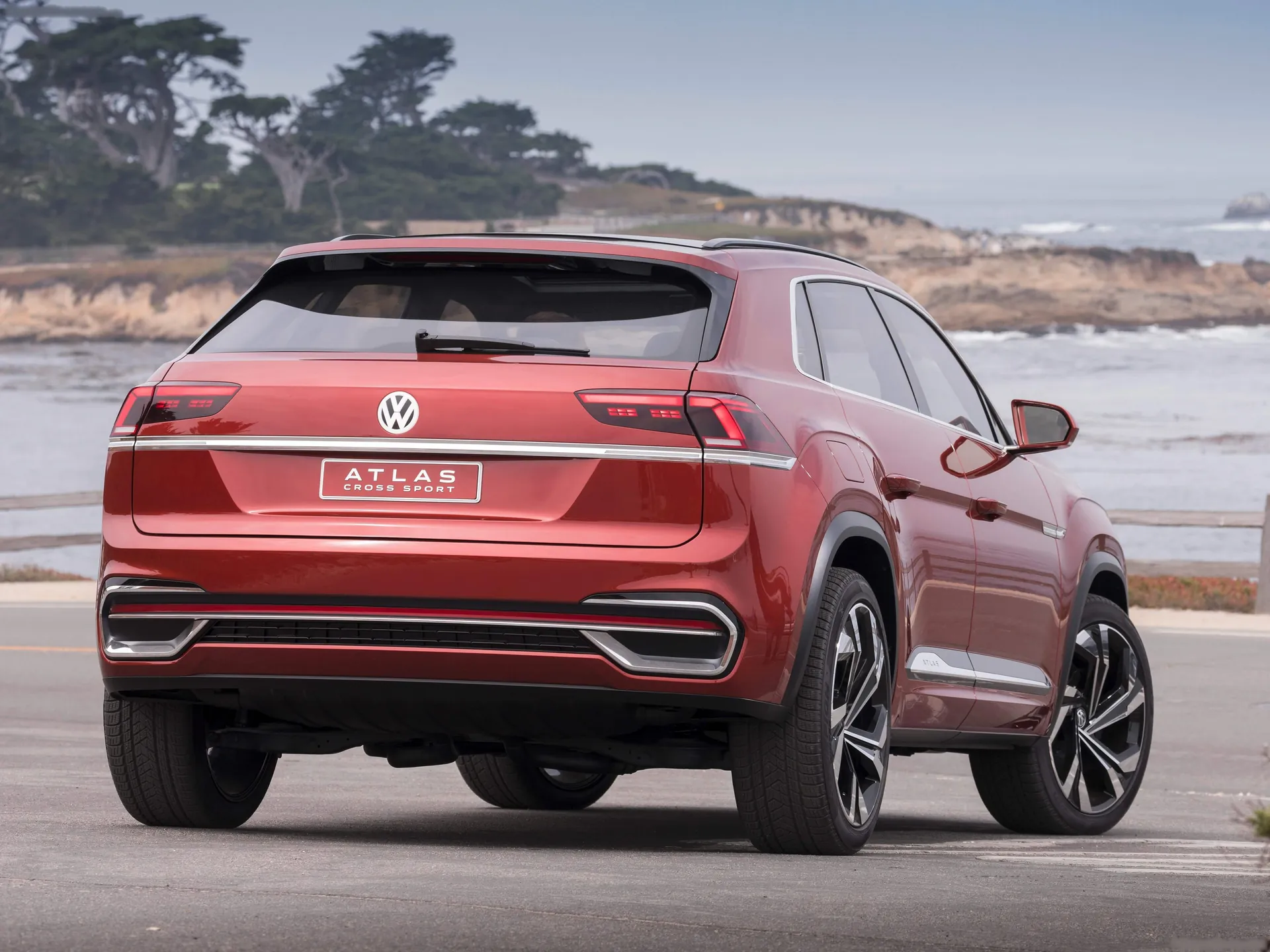 Volkswagen Atlas Cross Sport Concept (2018) - Rear Three-Quarter