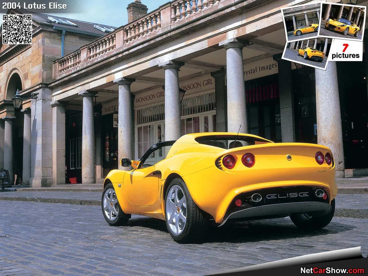 Lotus Elise (2004) – zadní tříčtvrteční pohled