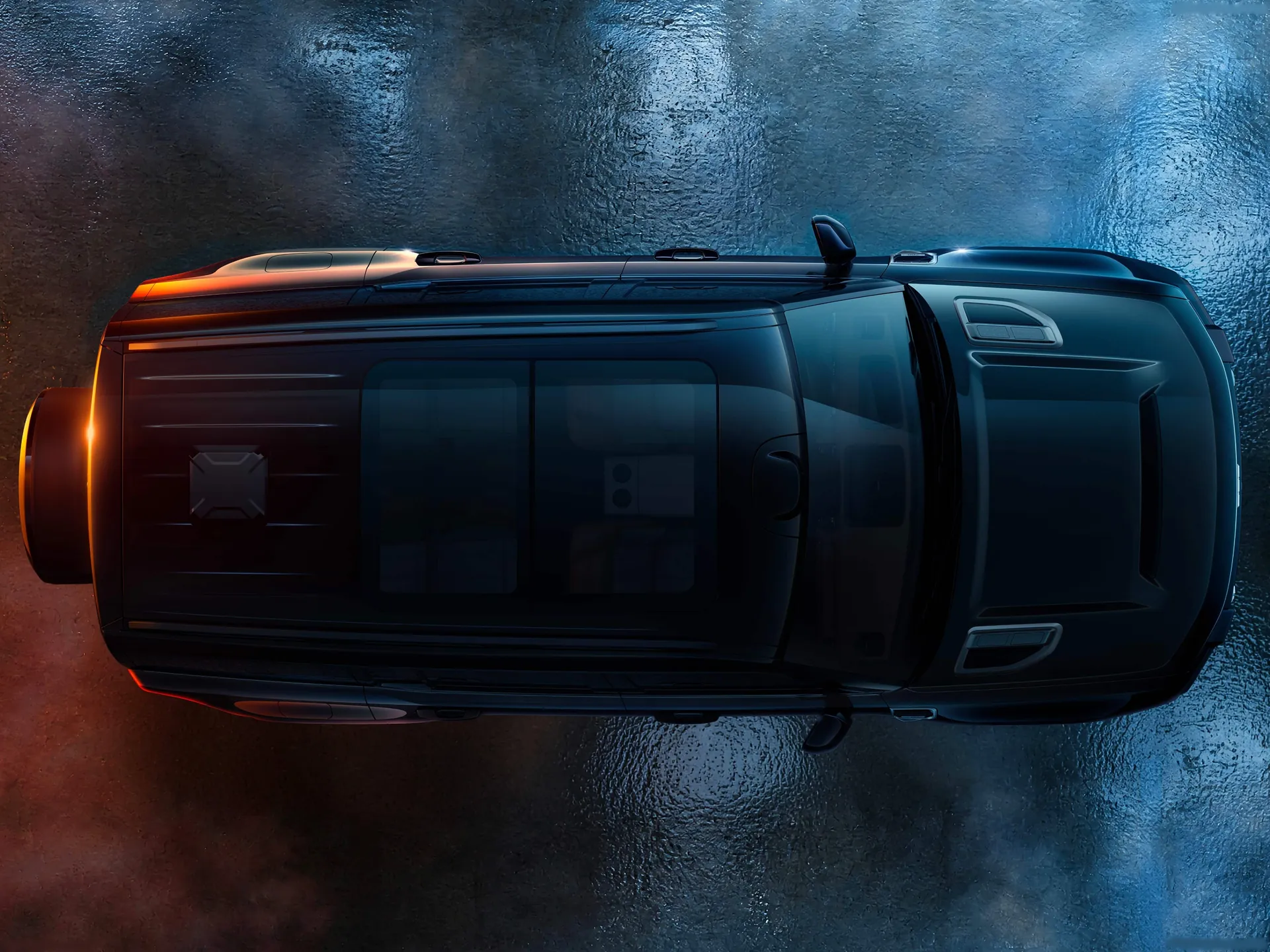 Geely Galaxy Zhanjian 700 (2027) – pohled shora