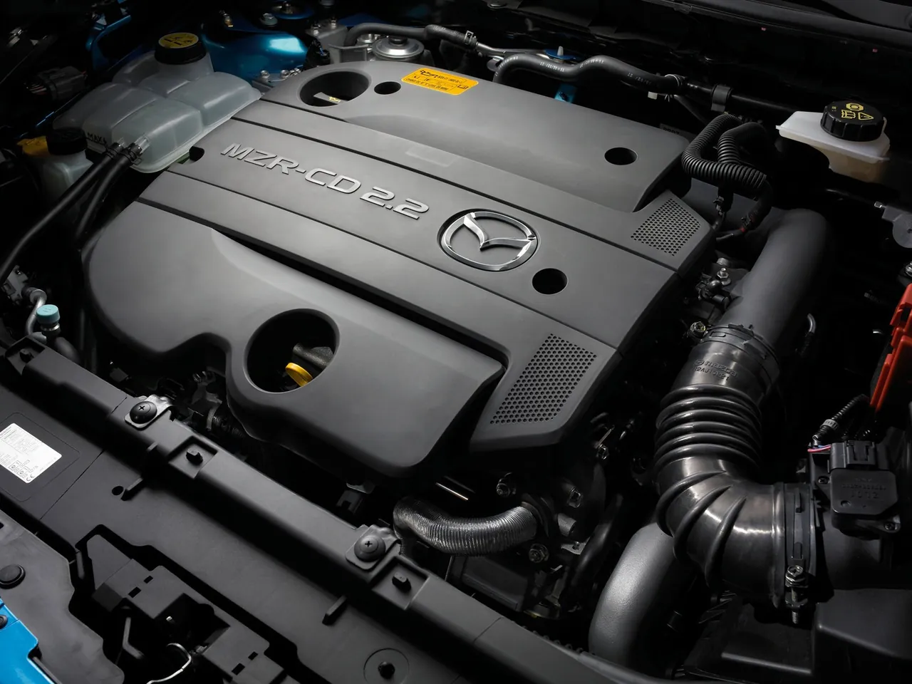 Mazda 3 (2010) – motorový prostor